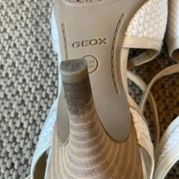 Geox Respira Sling Back / Peep Toe  Strappy Heels - Picture 6 of 14